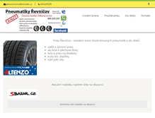 Tablet Screenshot of pneurevnicov.cz